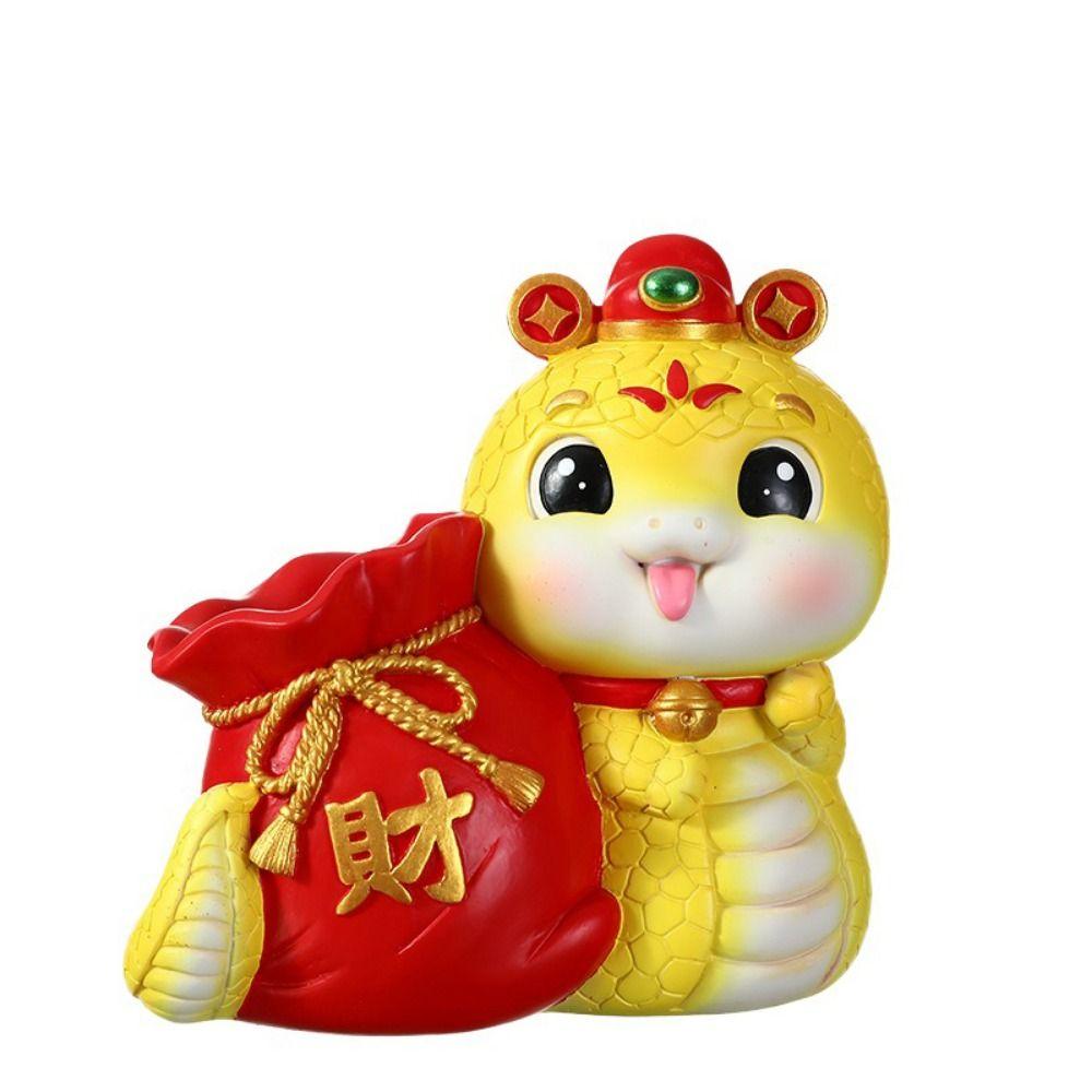 Decorative Cartoon Snake Pen Holder Creative Snake Money Box  Office Accessories