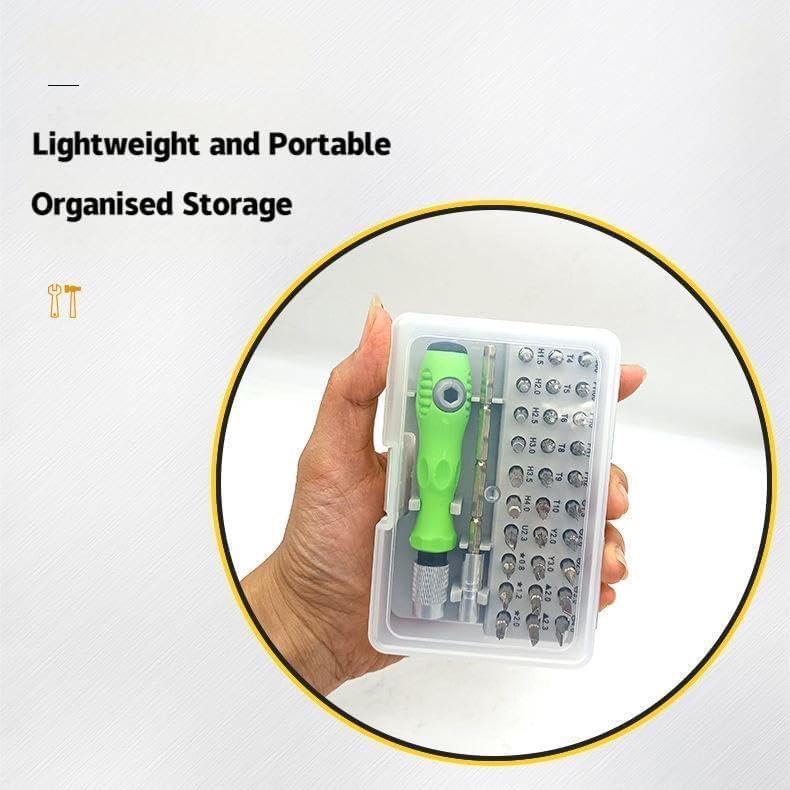 32-in-1 Multifunctional Screwdriver Set, Precision Screwdriver Tool with Extension Rod, Household Home Repair Tool Kit for Phone, Computer, Watch,