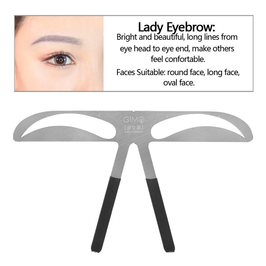 

Макияж Шаблон для бровей Линейка Металлическая Перманентный макияж Тату Позиция Форма Линейка для красоты Косметика DIY Шаблон Инструменты United States