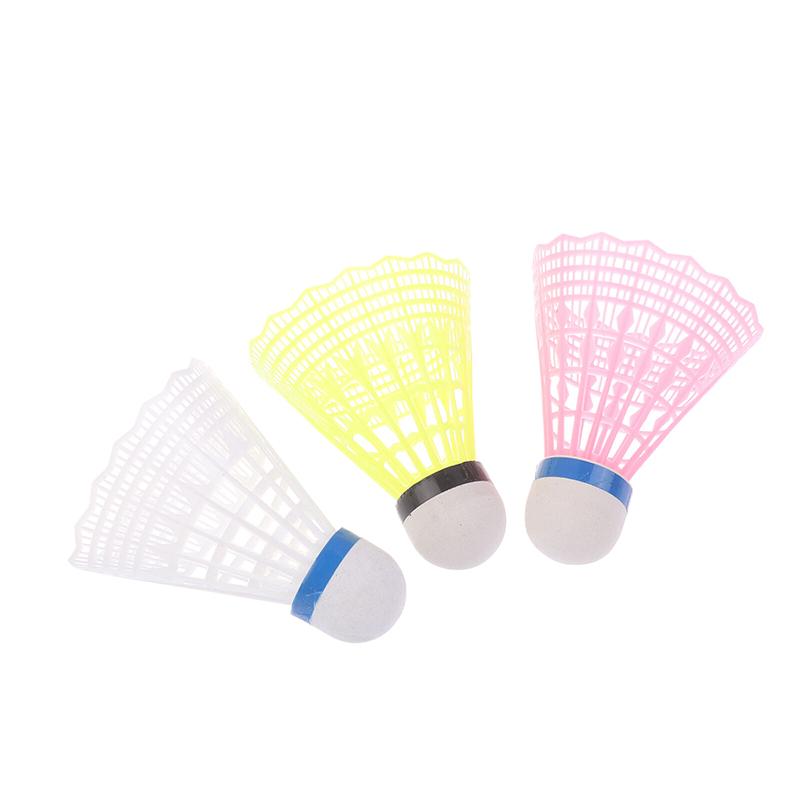 3Pcs Nylon Badminton Practice Ball Training Shuttlecocks With Great Stability Durability Indoor Outdoor Sports Training Balls