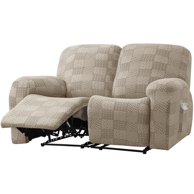 Elastischer Sofabezug für Liegestühle, Jacquard-Sesselbezug, Lazy Boy-Sesselbezug für Wohnzimmermöbelschutz