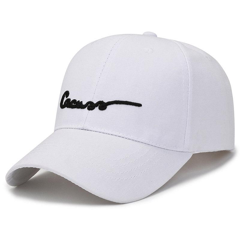 

Duck Cap Solid Color Letter Embroidery Female Spring Summer Shade Breathable White A