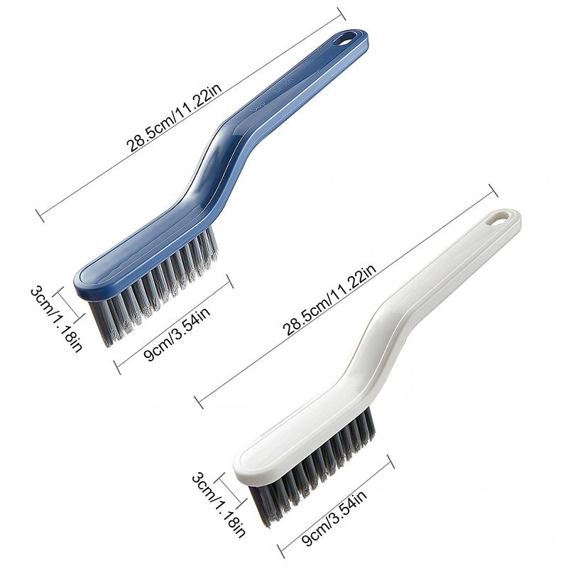 1PC Tidy Bathroom Gap Brush Window Crevice Dirt Clamp Cleaning Tools Dust Brush Groove Plastic Multifunctional