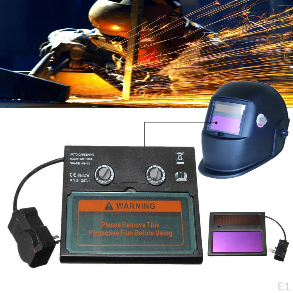 Solarbetriebener automatischer Schweißhelm mit Linsenfilter