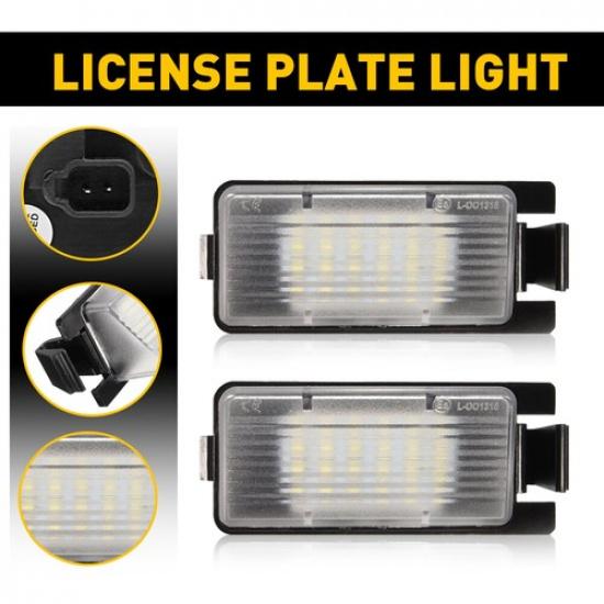 AUXITO LED 18SMD License Plate Tag Light Lamp For Infiniti 2003-13 G25 G35 G37