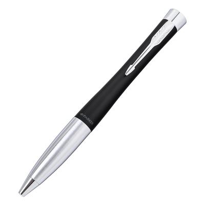 PARKER Ballpoint Pen Urban Matte Black CT Medium Nib Gift Boxed Official Import S0735810 Oil-Based