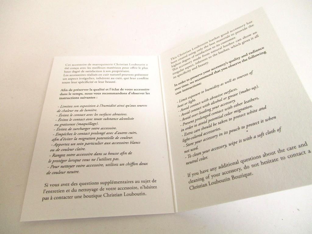 Authentic Christian Louboutin Loubi54 Black Red Leather Bifold Wallet #a911  Refurbished