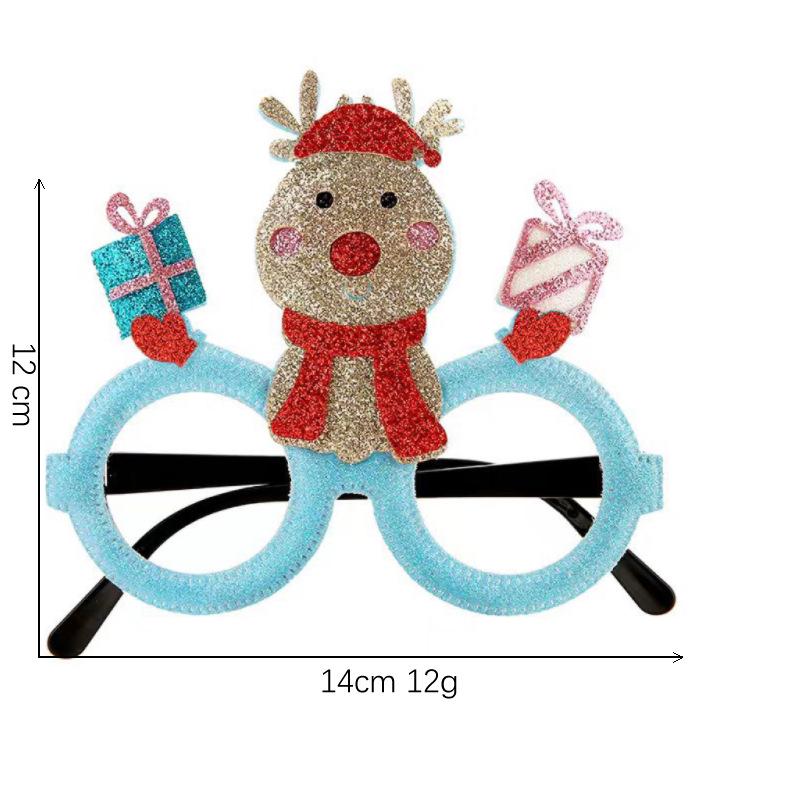 Festive Headband Eyeglass Frames: Christmas, Halloween, Valentine's Day & Party Glasses with Santa Claus Design