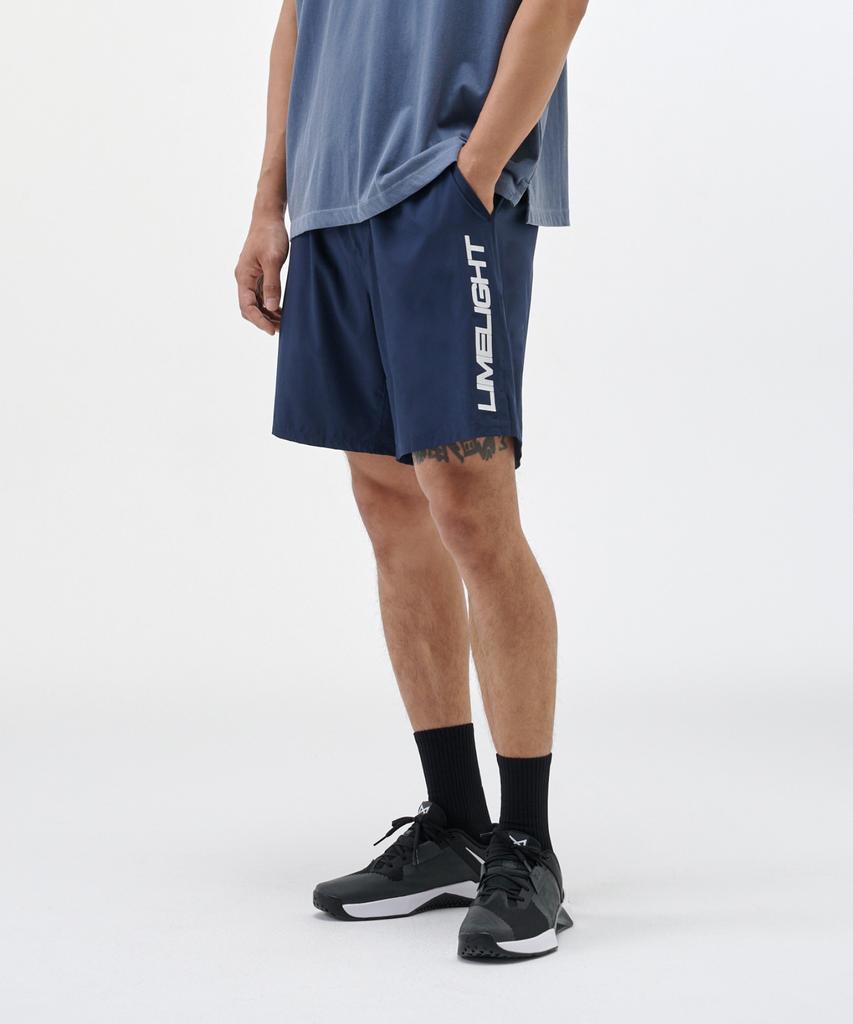 LIMELIGHT APPAREL Athlete Limelight Big Logo Liner Shorts (Navy/White)