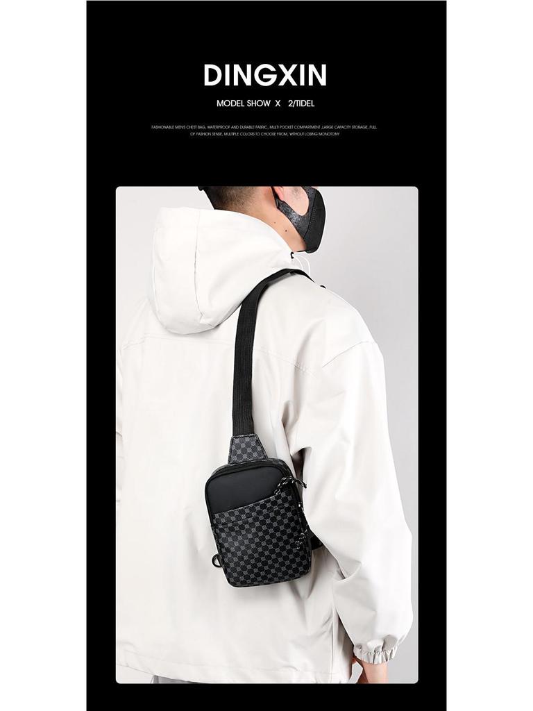 Unisex Waterproof PU Mini Sports Crossbody Bag - Phone & Essentials Carrier