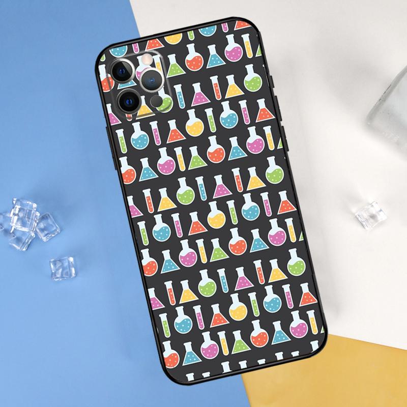 Chemie-Labor Handyhülle Für iPhone 16 Pro Max 16e 12 13 Mini 11 14 15 Pro Max XR 15 16 Plus Hülle Schale