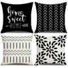 Throw Pillow Cover Exquisite Removable 26 Styles Durable Geometric Pattern Cushion Case for Home Decor