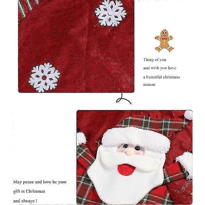 Christmas Tree Skirt Santa's Tree Skirt For Xmas Holiday Party Decorations