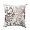 Pack of 2 Square Fern Frond Pillow Decorative Pillow Cover, 18" x 18" Farmhouse Cushion Case for Bed Couch Sofa