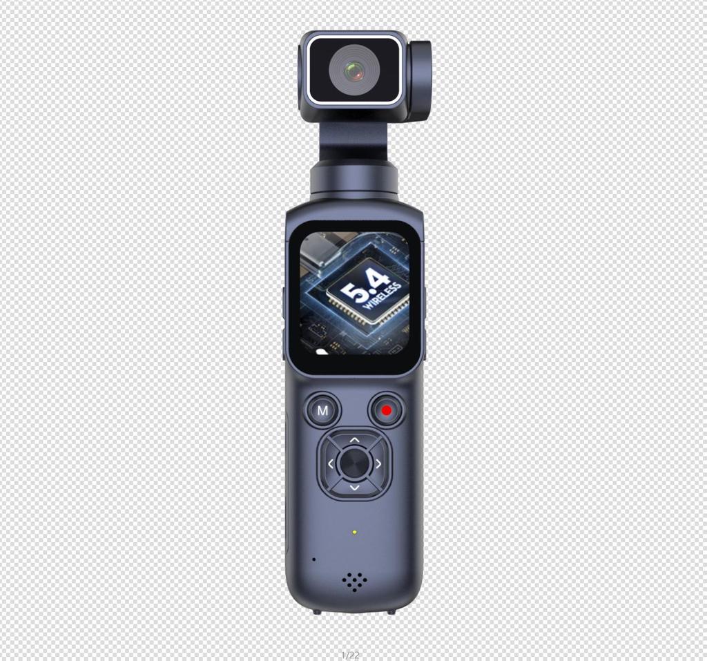 Smart Handheld Gimbal Camera with Motion Follow and Anti-Shake for Vlogging