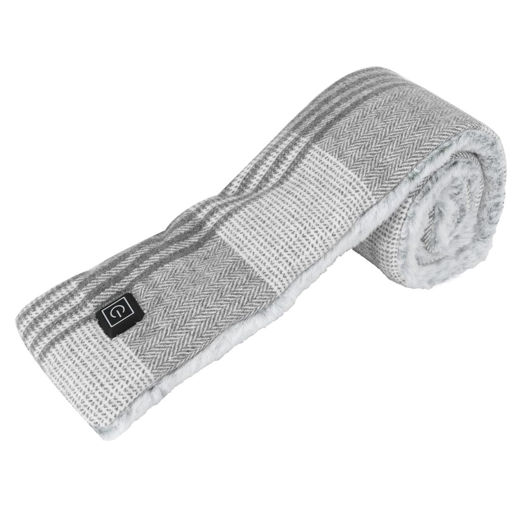 Electric Hted Scarf USB Smart Neckerchief Washable Warm Neck Gaiter for Men Women