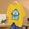 Hangyodon Cartoon Anime Women T-shirt Summer Short Sleeve  2026 New Fashion