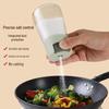 2-Piece Kitchen Seasoning Jar Set: Press-Type Salt Control Bottles