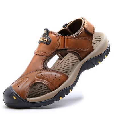 Heren Sandalen Echt Splitleder Heren Strand Romeinse Sandalen Slippers Heren Pantoffels Sneakers Zomerschoenen