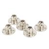 5Pcs 6mm Flange Shaft Coupling Flange Coupling Connector Rigid Guide Model Coupler Accessory Shaft Axis Fittings for RC Model Motors