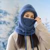 Balaclava Warm Hat Earflaps Warm Trapper Hat for Skiing Skateboarding Thick Windproof Ushanka Hat for Cold Weather