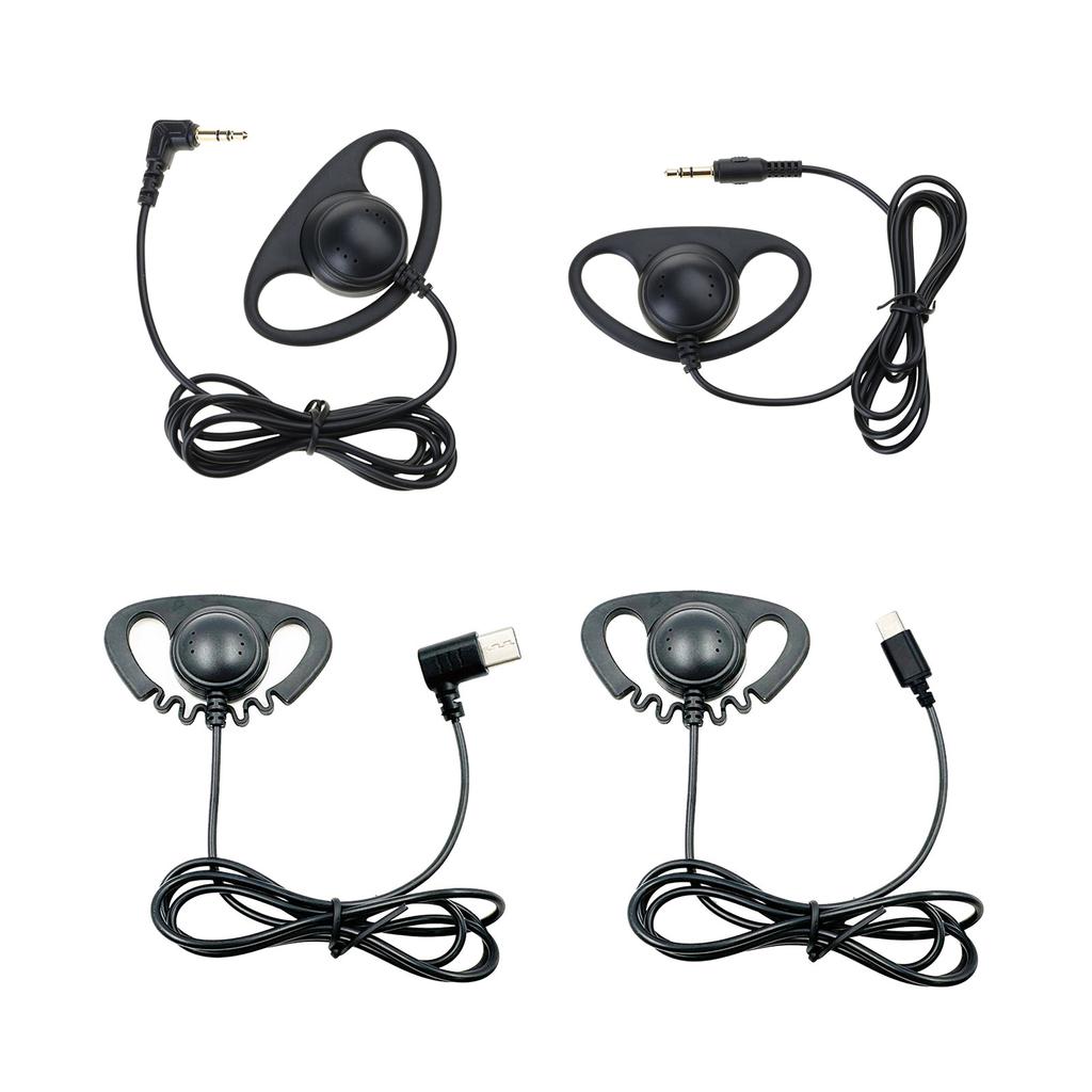 USB C/3,5 mm Ohrbügel, einseitig, Mono-Ohrhörer, kabelgebundene Headsets, Kopfhörer, einseitig, für Mobiltelefone, Notebooks