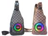 Multifunctional Backpack with Bluetooth Speaker, Power Bank, LED Lights, and Long Battery Life for Outdoor Adventures and Mountaineering.