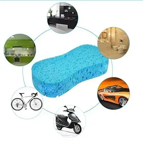 2/5Pcs High-density Car Washing Sponges Large Honeycomb 8-shaped Sponges Block Car Cleaning Waxing Tools Cleaning Accessories