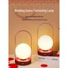 Everlasting Newlywed Wedding Bedside Lamps - Elegant Red Table Lamp Pair for Wedding Room Decoration and Gifts