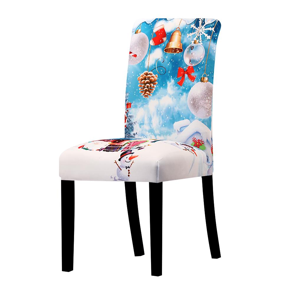 Christmas Chair Cover Seat Protector Cheap Chair Covers For Holiday Party Dining Room Kitchen Hotel Living Room Chair Cover 1 PC