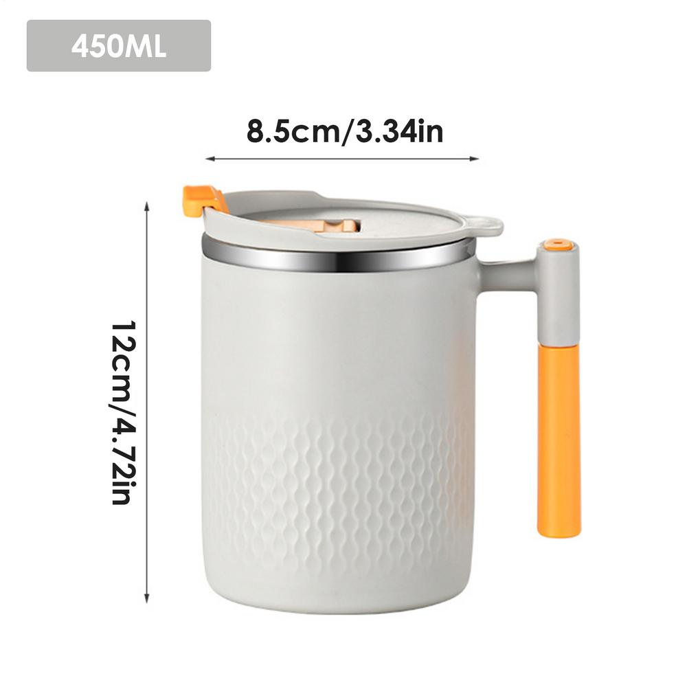 

Кружка из нержавеющей стали 304, термокружка для чая, кружка из нержавеющей стали, двухслойная кофейная чашка для молока, льда, воды, сока, кофе, чая 450ml серый