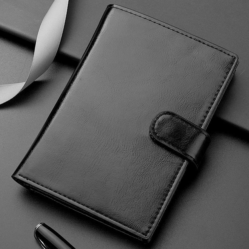 

Passport Holder Waterproof Ticket Cover Case Travel Passport Wallet Pu Leather Document Organizer For Travel Business Trip чёрный