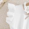 Girl's Skirt Spring  Summer Children's Dress  Fly Sleeve Colour Blocking Children's Princess Dress Girl's Dresses