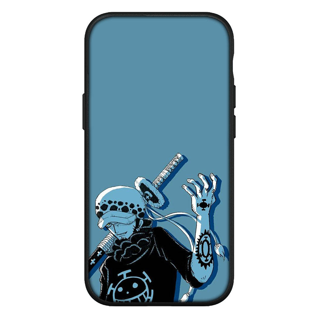 Cover for iPhone 16 15 Xiaomi Redmi Note 14 13 12 11 Pro Max 16e Samsung Galaxy S25 S24 S23 Moto OPPO Huawei Trafalgar Law Luffy One Piece Phone Case