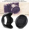 ES 62II Camera DSLR Lens Hood for Canon 50mm f 1.8 II with Lenses Cap