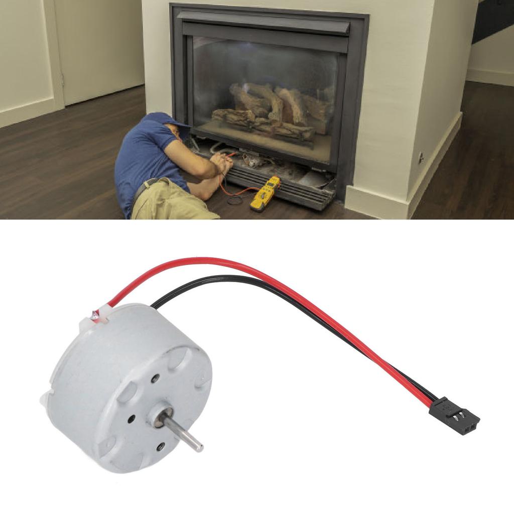 Fireplace Fan Motor Aluminum Alloy Housing Brass Coil Universal Stove Fan Motor Replacement