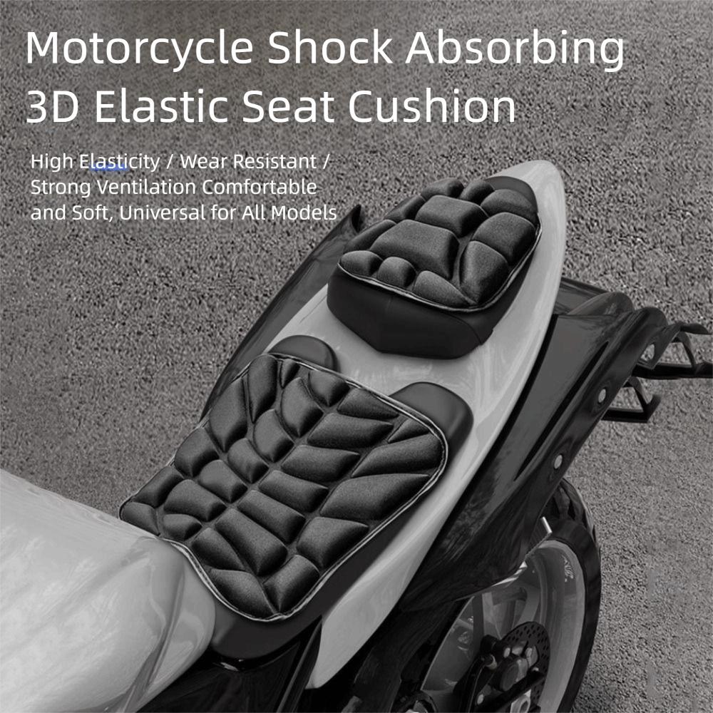 EVA Cushion Motorcycle Seat Pad Soft Comfortable Black Foam Breathable Seat Cover Shock Absorbing Shock Absorbing Seat Cover