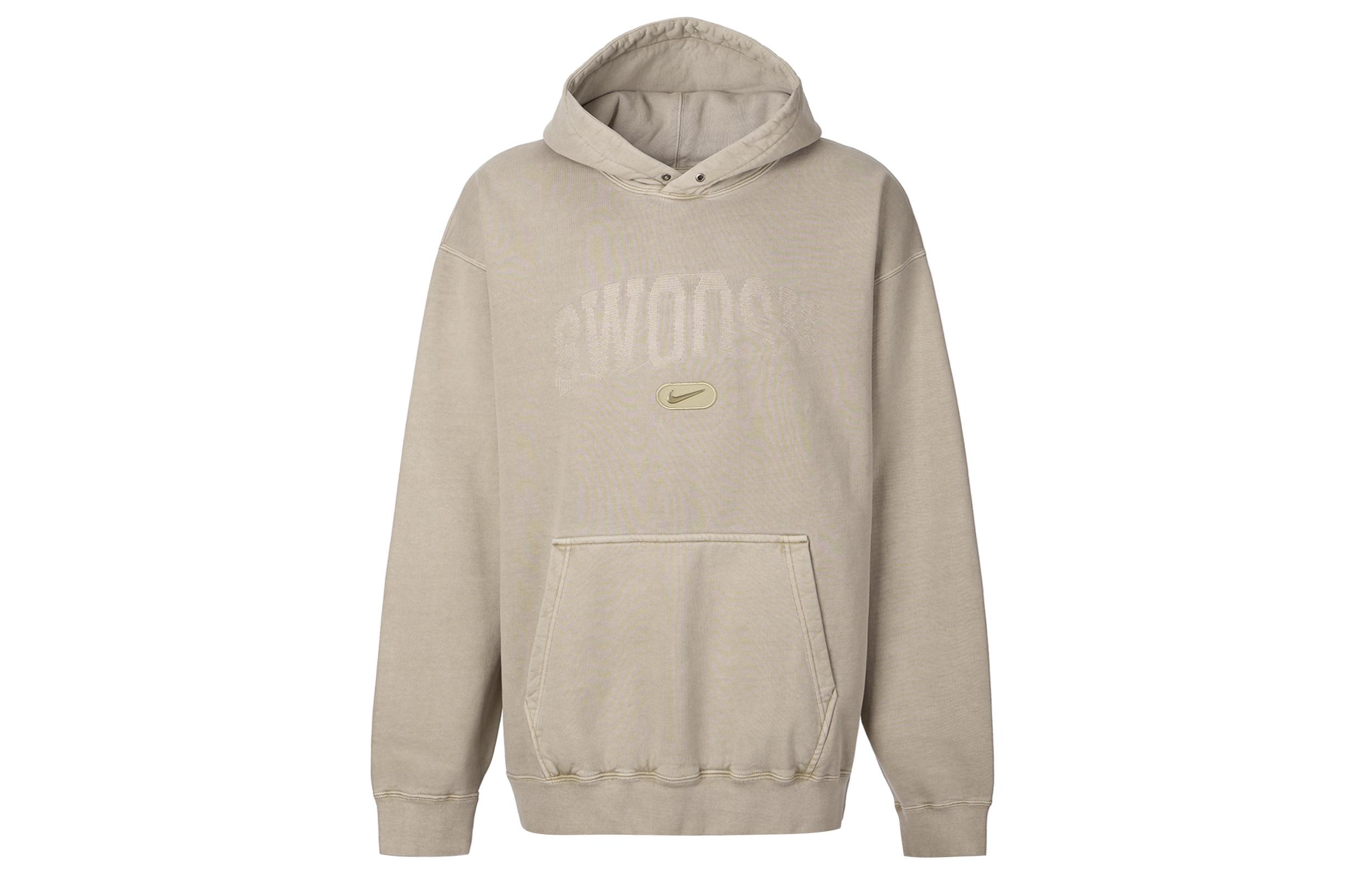 Nike Sweatshirts Men s Khaki Hooded Moderate Other HJ2230-297 L