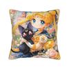 Sailor Moon Pillow Case Soft Pillow Cover For Office Car Home Decor Retro Trendy Cushion Cover