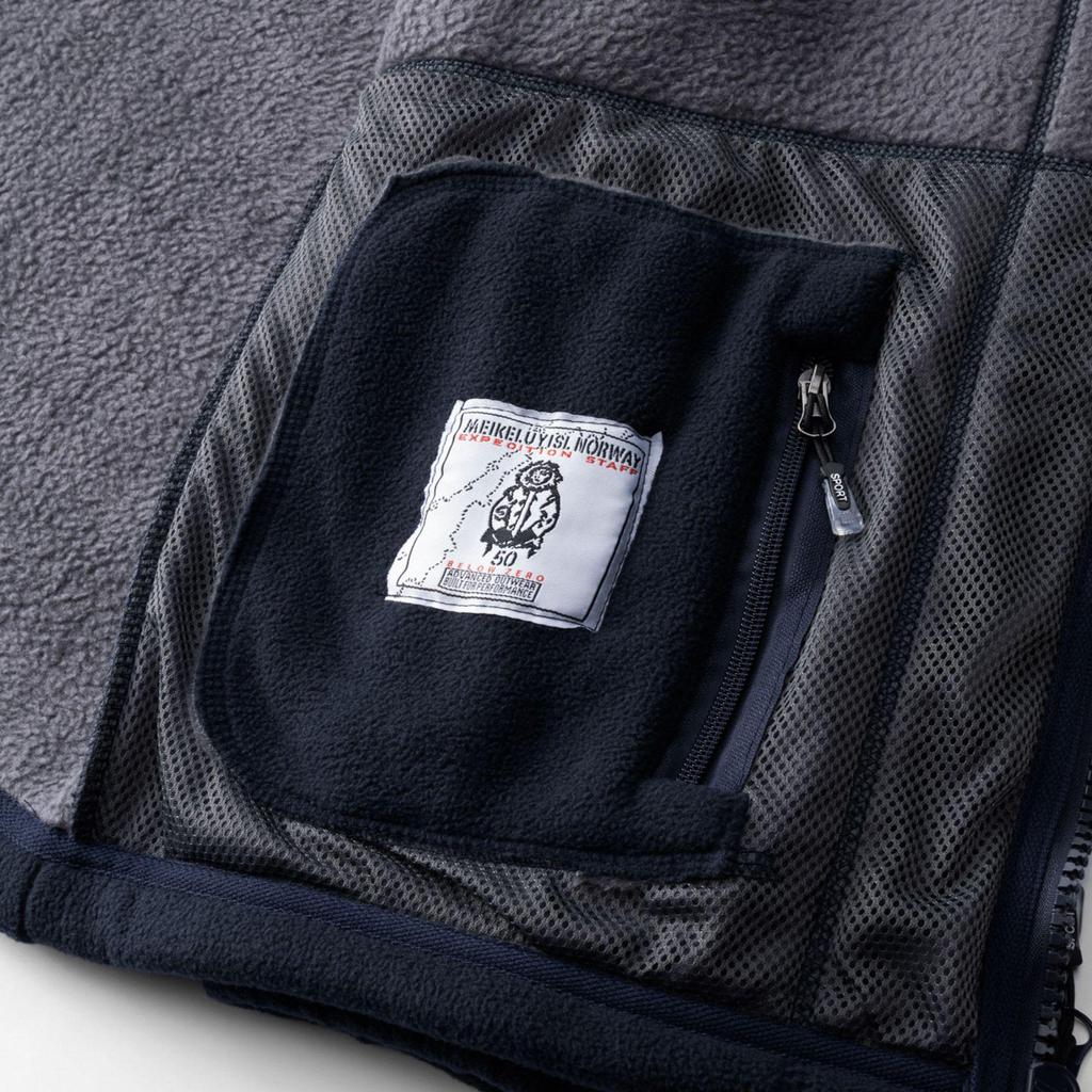 Norwegen Dickes Fleecegefüttertes Warmes Jacke: Doppellagige Baumwolle, Kältebeständig, Stehkragen, Mehrere Taschen, Übergröße.