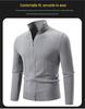 2024 Men's Trendy Fashion Zipper Cardigan Knit Sweater Jacket