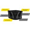 MotorBike Kidney Protection Belts,Shockproof Adjustable Long Distance Rider Motorcycle Kidney Belt Back Support Belt for Off Road Riding
