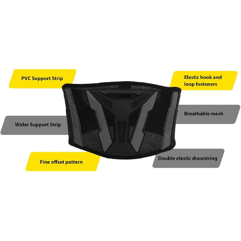 MotorBike Kidney Protection Belts,Shockproof Adjustable Long Distance Rider Motorcycle Kidney Belt Back Support Belt for Off Road Riding