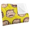Curious George Silky Heads Supersoft Blanket