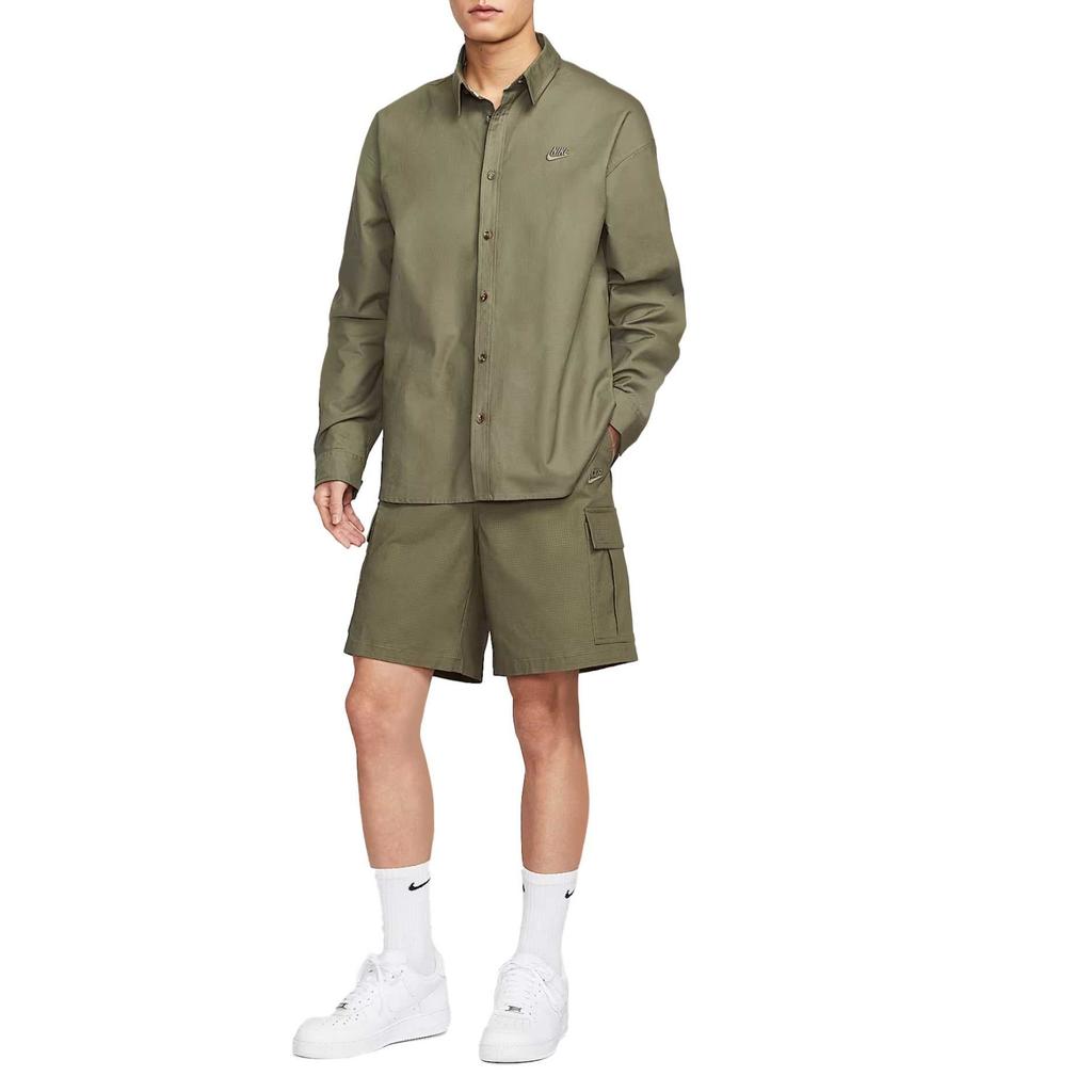 Nike Club Cargo Shorts Men's Medium Olive Green FN3518-222