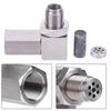 O2 Bung Extension Catalytic Converter 90 Degree P0420 P0430 Exhaust Catalyst Rear Oxygen Sensor Spacer Mini Catalyst O2 Adapter