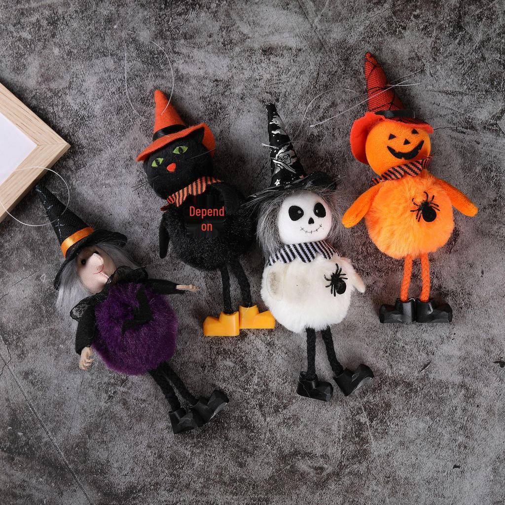 Halloween Ghost, Pumpkin, Witch Pendants & Ornaments for Haunted House, KTV Bar Decor