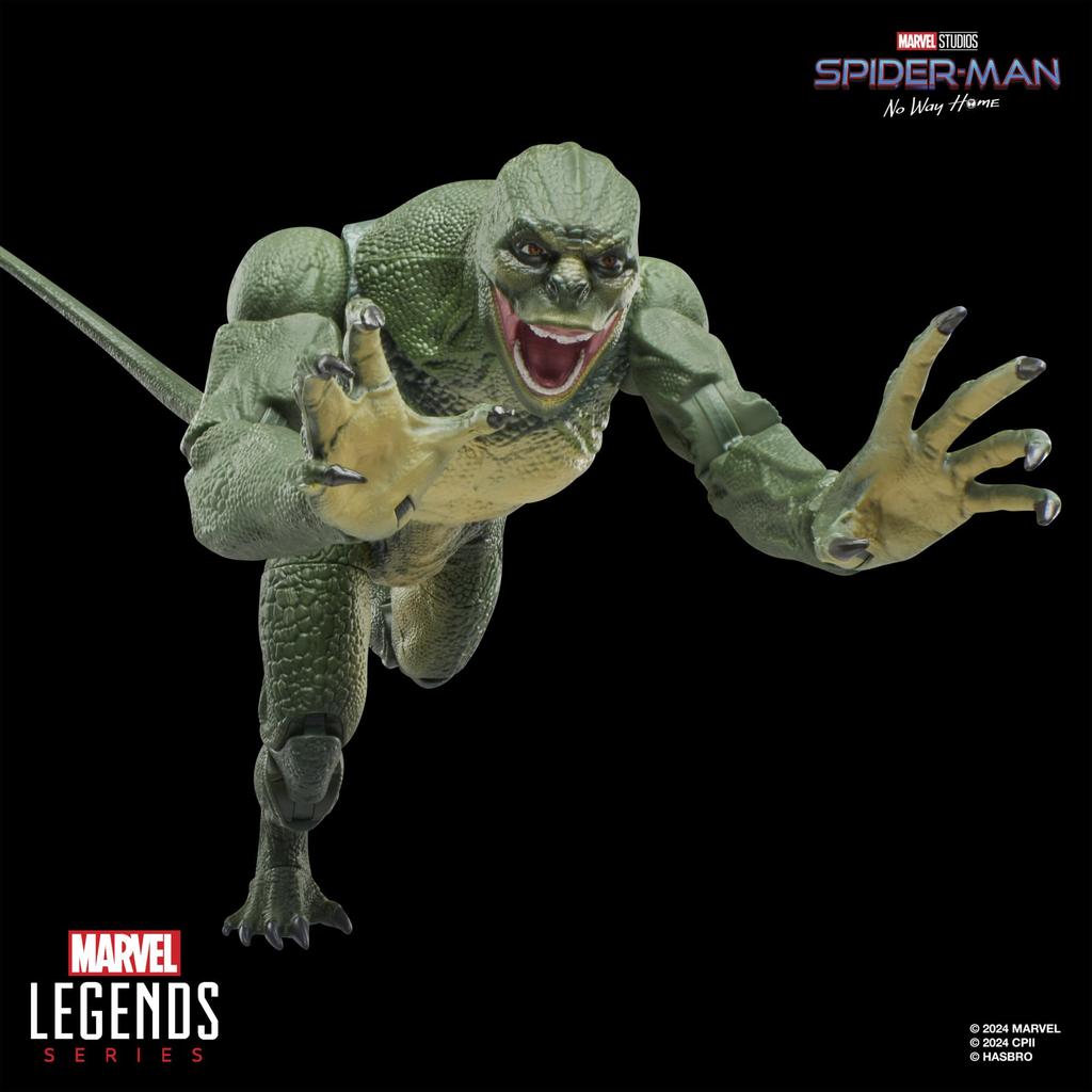 Hasbro Marvel Legends Series No Way Home Deluxe Collectible Action Figure Authentic Lizard, Spider-Man 7.5-inch G0593,