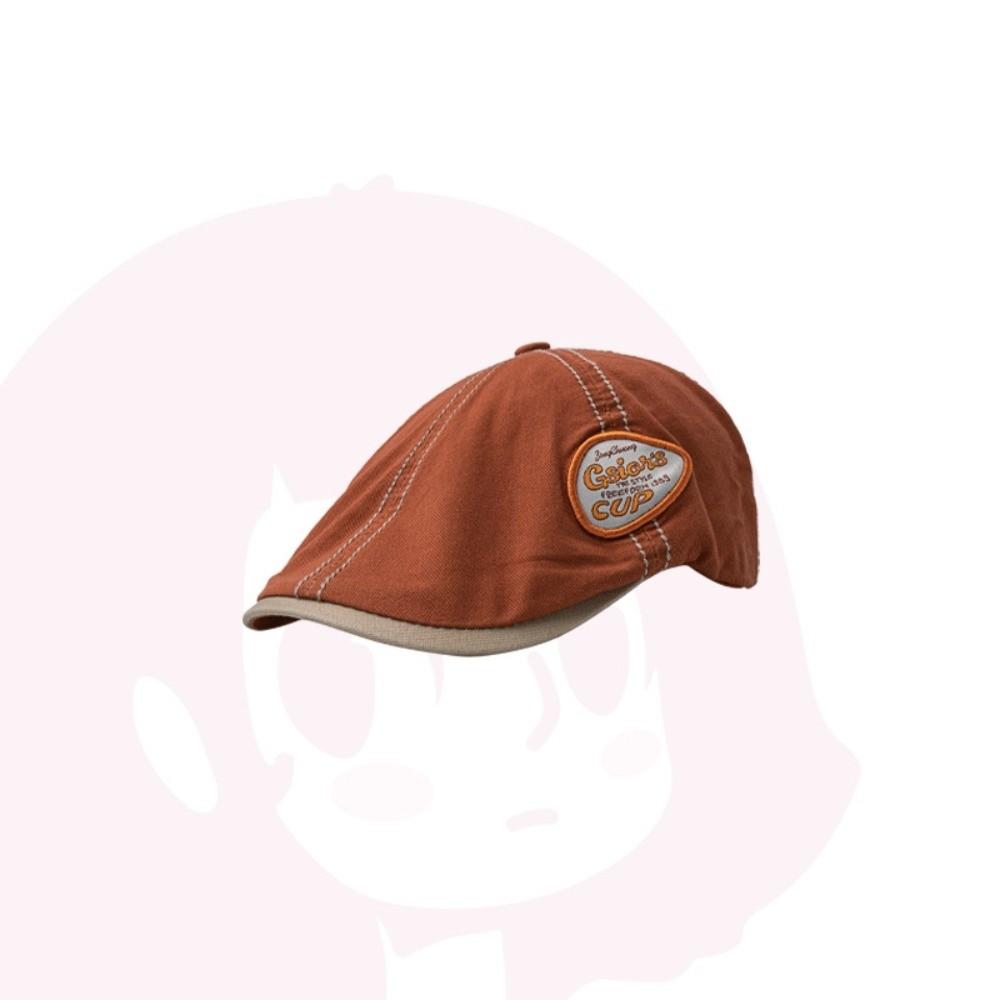 Y2k Painter Hat Embroidery Retro Artist Hat Fashion Newsboy Flat Cap  Spring Summer