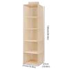 1/3/4/5 Layer Portable Wardrobe Hanging Storage Bag Interlayer Drawer Type Clothes Hangers Holder Hanging Closet Organizer